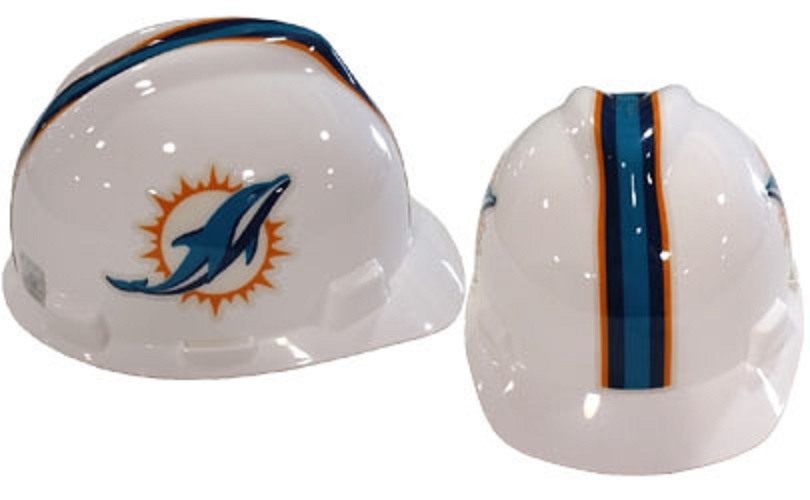 miami dolphins hard hat